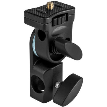 Godox AD-E2 Camera Flash Holder Mounting Bracket for MS60Bi / MS60R LED Lights with 5/8" Receiver, 1/4"-20 Mounting Screw and Umbrella Hole for Select Studio Flash Heads and Lighting Studio Equipment