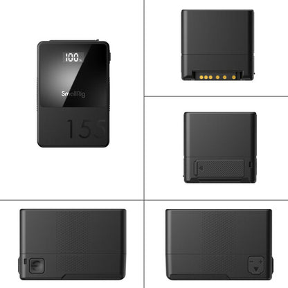 [CLEARANCE] SmallRig 3500mAh 155Wh Lithium-Ion Mini V-Mount Battery with D-Tap and USB Type-C PD Fast Charging for Cameras and Accessories - 3581