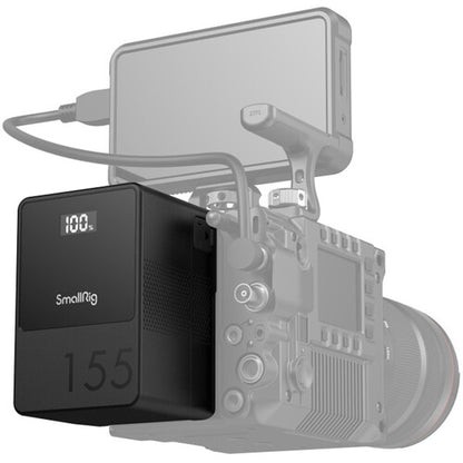 [CLEARANCE] SmallRig 3500mAh 155Wh Lithium-Ion Mini V-Mount Battery with D-Tap and USB Type-C PD Fast Charging for Cameras and Accessories - 3581