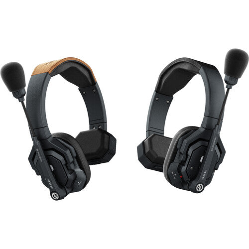HOLLYLAND SOLIDCOM SE GLOBAL 2.4GHz 5-Person Wireless Intercom System Full-Duplex with 1 Master / 4 Slave Headsets, PTT Push-to-Talk, 350M Transmission Range, ENC Noise Cancellation for Professiol Filmmaking - 5S | 4S | 2S