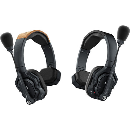 HOLLYLAND SOLIDCOM SE GLOBAL 2.4GHz 5-Person Wireless Intercom System Full-Duplex with 1 Master / 4 Slave Headsets, PTT Push-to-Talk, 350M Transmission Range, ENC Noise Cancellation for Professiol Filmmaking - 5S | 4S | 2S