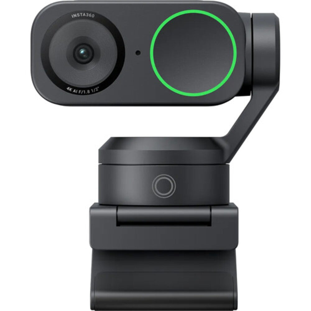Insta360 Link 2 AI Webcam HDR 4K UHD 30fps with 79.5 Degree Diagonal Field of View, 4x Digital Zoom, Auto Focus AI Tracking, Smart Whiteboard and Deskview, AI Noise Cancelling Microphones for Windows, Mac Laptop Desktop PC Computer