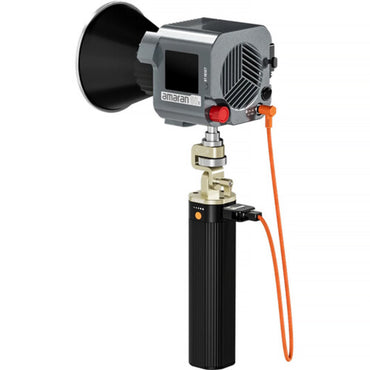 ZGCINE ZG-H90 / H90Pro Handheld Battery Grip 90Wh-95Wh with D-Tap 14.8V–20V, USB-C PD Input/Output, Bouncy ARRI Pin, 180 Degree Rotating Mount, 1/4"-20 screw 3/8"-16 Threaded Screw and LED Indicators with Light Stand Adapter For Videolight