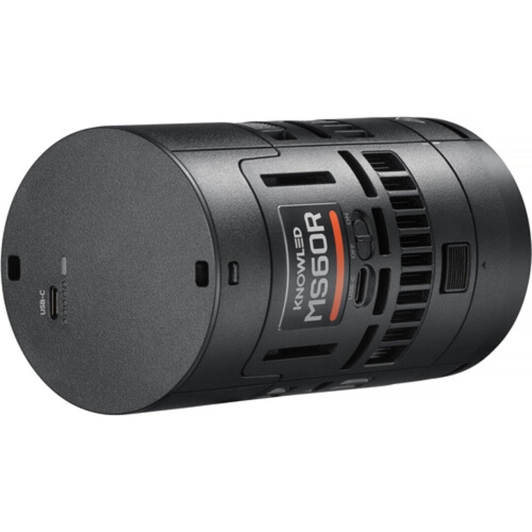 Godox KNOWLED MS60R 4K Full RGB LED 4 Light Studio Kit Set with 1800~10000K CCT, Zoom Lens & Modifiers, Onboard DMX / RDM CRMX App Control, Fan Cooled, USB-C Power, NFC Protection & 14 Lighting Effects for Photography
