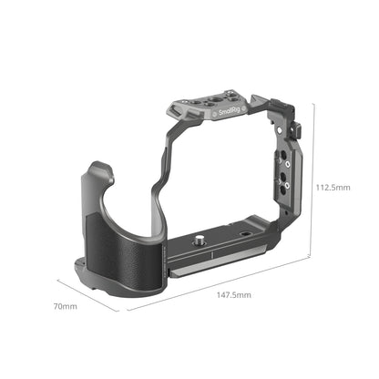 SmallRig Cage Kit for Sony Alpha 1 II / 9 III with Leather Grip, 1/4"-20 / ARRI 3/8"-16 Locating Holes,  Arca-Swiss Quick Release Plate, Three-Point Locking & HawkLock QR Self-Locking System | 5187
