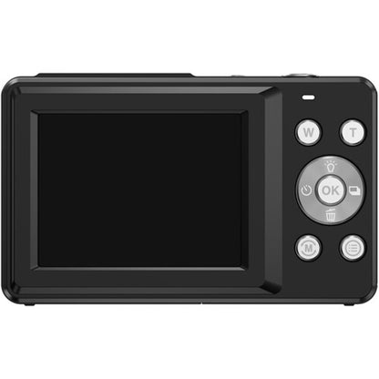 SONGDIAN DL403L 44MP Digital Camera 1080p FHD with AF Autofocus 8x Digital Zoom, 2.4" LCD Screen, Built-in Flash, 600mAh Lithium-Ion Battery and MicroSD Storage Slot for Point and Shoot Photography | Black, White, Green, Pink