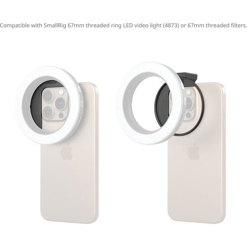SmallRig Universal 67mm Threaded Filter Adapter for Vibe P30 LED Light and Smartphone Filter Series | 5174