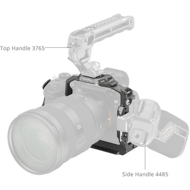 SmallRig Cage Kit for Sony Alpha 1 II / 9 III with Leather Grip, 1/4"-20 / ARRI 3/8"-16 Locating Holes,  Arca-Swiss Quick Release Plate, Three-Point Locking & HawkLock QR Self-Locking System | 5187