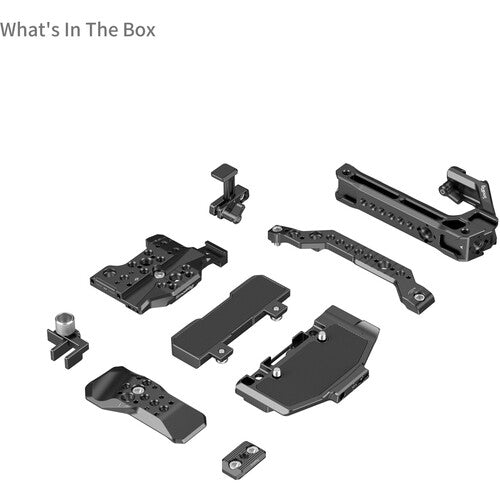 SmallRig Cage Kit for Canon EOS C80 Cinema Camera with Top Handle, Integrated 1/4"-20 / ARRI 3/8"-16 Locating Holes, Built-in Anti Scratch Silicon Padding, H21 TO Rail and H38 Arca-Swiss QR Plate | 5136
