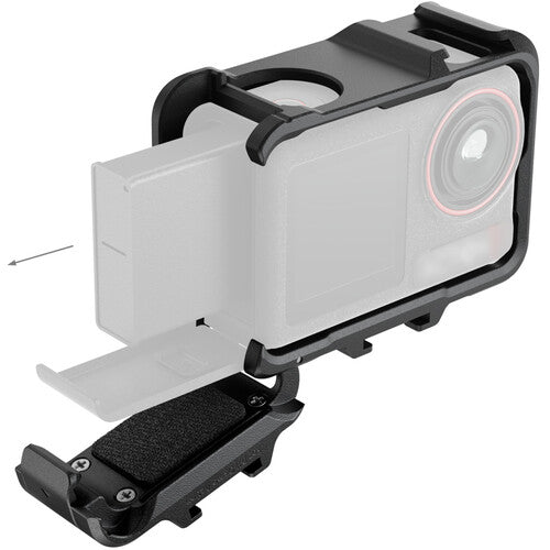 SmallRig Cage for DJI OSMO Action 5 Pro / 4 / 3 with Magnetic Horizontal-Vertical QR, Triple Cold Shoe Mount | 5135