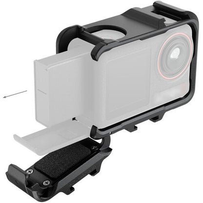SmallRig Cage for DJI OSMO Action 5 Pro / 4 / 3 with Magnetic Horizontal-Vertical QR, Triple Cold Shoe Mount | 5135
