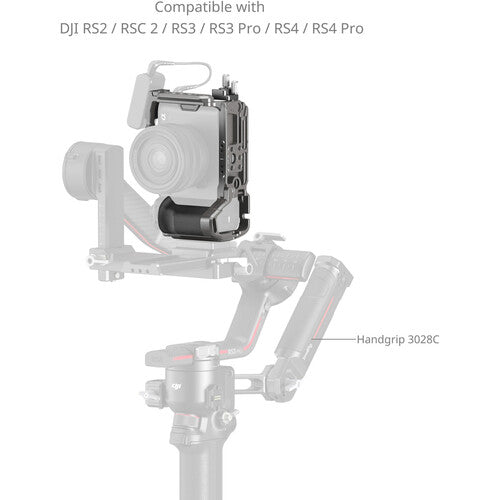SmallRig HawkLock QR Cage Kit for Sony Alpha 7C II / 7CR with Silicon Grip, 1/4"-20 / ARRI 3/8"-16 Locating Holes, Arca-Swiss Quick Release Plate & HDMI Cable Clamp | 5198