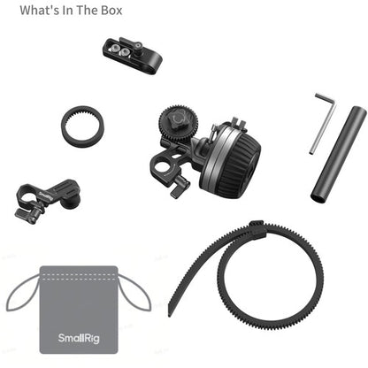 SmallRig Follow Focus F50 with 3-Step Quick 360° Rotation Switch, Stepless Damping Adjustment, Silicon Gear for Mirrorless, DSLR and Cinema Lenses | 4745