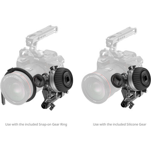 SmallRig Follow Focus F50 with 3-Step Quick 360° Rotation Switch, Stepless Damping Adjustment, Silicon Gear for Mirrorless, DSLR and Cinema Lenses | 4745