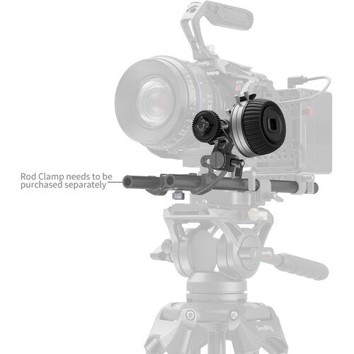 SmallRig Follow Focus F50 with 3-Step Quick 360° Rotation Switch, Stepless Damping Adjustment, Silicon Gear for Mirrorless, DSLR and Cinema Lenses | 4745