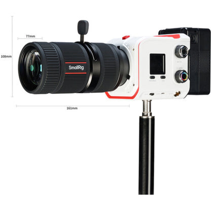 SmallRig SP-mini Spotlight for RC60 / RC100 Series with 5x Brighter Light, 10pcs Gobo Set, RC mini Mount, 160° Rotation for Portrait Photography | 4939
