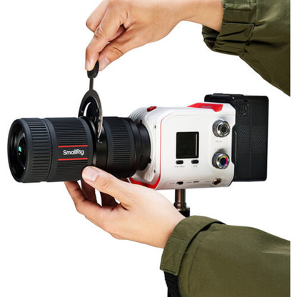SmallRig SP-mini Spotlight for RC60 / RC100 Series with 5x Brighter Light, 10pcs Gobo Set, RC mini Mount, 160° Rotation for Portrait Photography | 4939