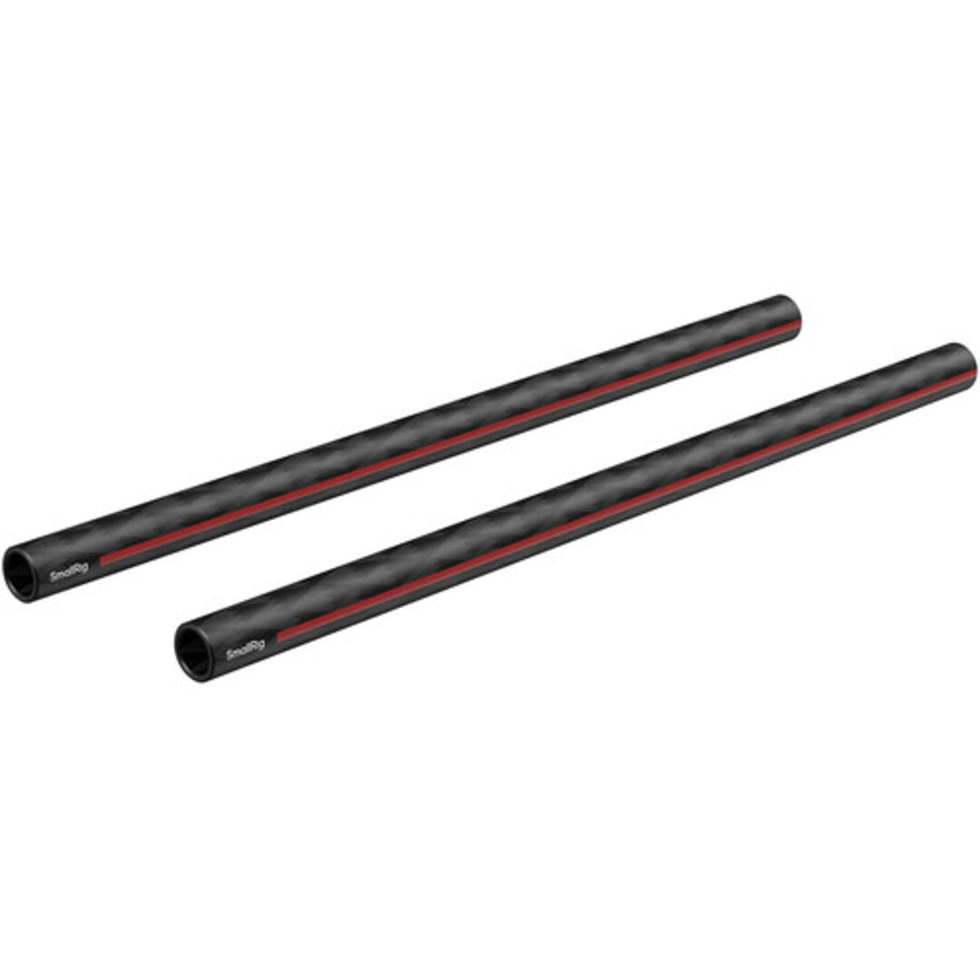 SmallRig 15mm Carbon Fiber Rods 12" / 8" Lightweight, Reinforced, Textured Support Rods and 2mm Wall Thickness for Camera Rigs & Accessories | 5211 | 5212