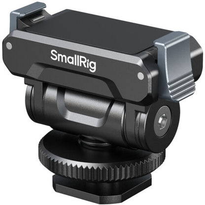 SmallRig QR Quick Release Mount Support for DJI Osmo Action 5 Pro/4/3 with Cold Shoe Adapter, 160° Tilt Mount, 1/4"-20 Thread, Lightweight Aluminum Construction | 5436