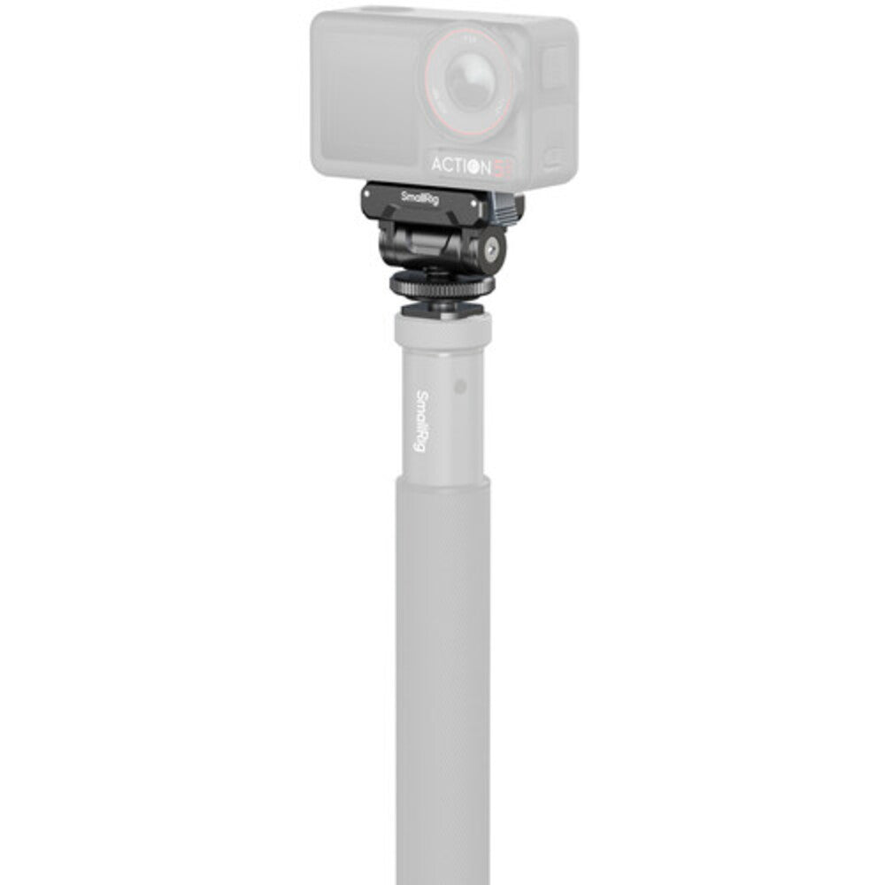 SmallRig QR Quick Release Mount Support for DJI Osmo Action 5 Pro/4/3 with Cold Shoe Adapter, 160° Tilt Mount, 1/4"-20 Thread, Lightweight Aluminum Construction | 5436