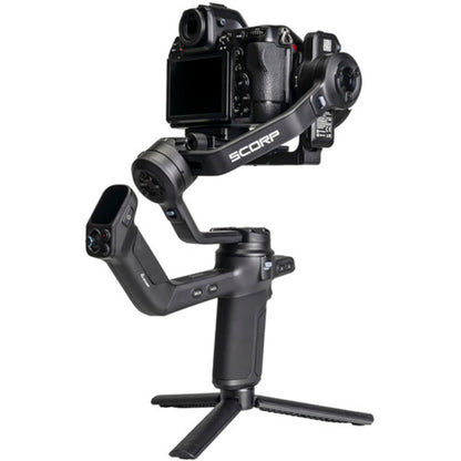 FeiyuTech SCORP 3 3-Axis Handheld Camera Gimbal Stabilizer with 3.5Kg Max Payload, 14-Hour Battery Life, USB-C, Buckle Design 3-Axis Motor Locks, AI Smart Tracking, OLED Status Indicator, L-Shaped QR Quick Release Plate & 1/4"-20 Threads