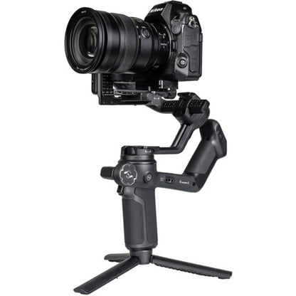 FeiyuTech SCORP 3 3-Axis Handheld Camera Gimbal Stabilizer with 3.5Kg Max Payload, 14-Hour Battery Life, USB-C, Buckle Design 3-Axis Motor Locks, AI Smart Tracking, OLED Status Indicator, L-Shaped QR Quick Release Plate & 1/4"-20 Threads