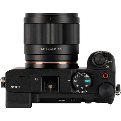 Viltrox AF 14mm F4.0 Air Series FE Full-Frame Prime Lens for Sony E-Mount APS-C Ultra-Wide View Angle with STM Autofocus Motor for ZV-E10, A6700, A6300, A6500, A6400, A6600, A6100, A3000, A5000, A6000, A3500, A5100 Mirrorless Cameras