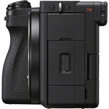Sony Alpha A6700 Mirrorless Digital Camera Body APS-C E-Mount 4K 120p QFHD HDR, Fast Hybrid AF Autofocus, Touch Screen Panel Display, WiFi Bluetooth and USB Type-C PD, HDMI, 3.5mm Stereo Terminals | ILCE-6700