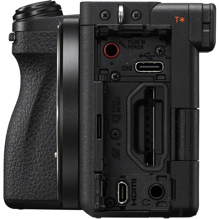 Sony Alpha A6700 Mirrorless Digital Camera Body APS-C E-Mount 4K 120p QFHD HDR, Fast Hybrid AF Autofocus, Touch Screen Panel Display, WiFi Bluetooth and USB Type-C PD, HDMI, 3.5mm Stereo Terminals | ILCE-6700