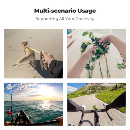 K&F Concept Neck Mount for Action Camera/Smartphone w/ Quick Release, Angle Control, 150cm Strap