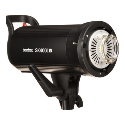 Godox SK400II-V 400W Professional LED Studio Flash Strobe Monolight GN65 Daylight Bowens S Mount with Built-in Godox 2.4GHz Wireless X System, Onboard and Mobile App Controls for Photography Lighting and Studio Equipment