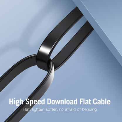 Vention CAT7 Ethernet Flat Cable FTP 10Gbps 600MHz (Male to Female) High Speed Lan Network Wire Cord for Internet Router PC Modem (ICB)
