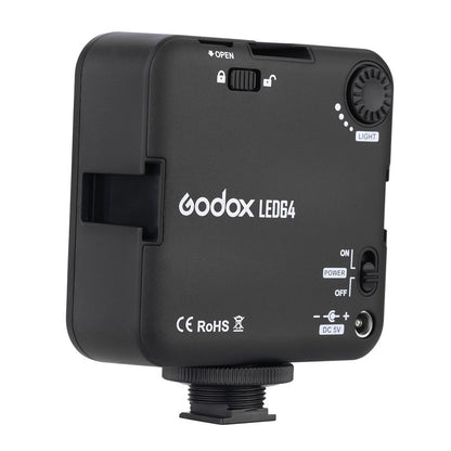 [CLEARANCE] Godox LED64 Camera Led Lighting Video Light Outdoor Photo Light for DSLR Camera Camcorder Vlog Youtube Tiktok Vlogging (1pc only)