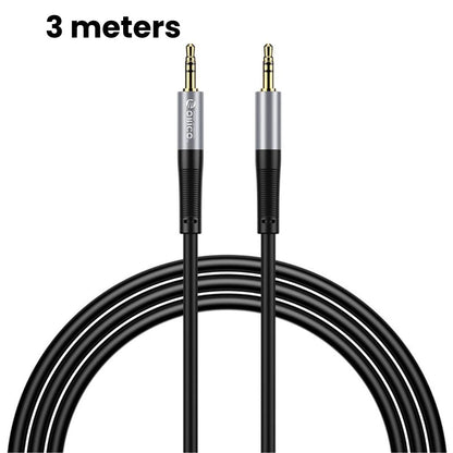 [CLEARANCE] ORICO Soft Silicone 3.5MM AXZ Series Audio Cable Male-to-Male with Gilded Connector and Tinned Copper for Smartphone Speakers and Other Audio Accessories - Blue