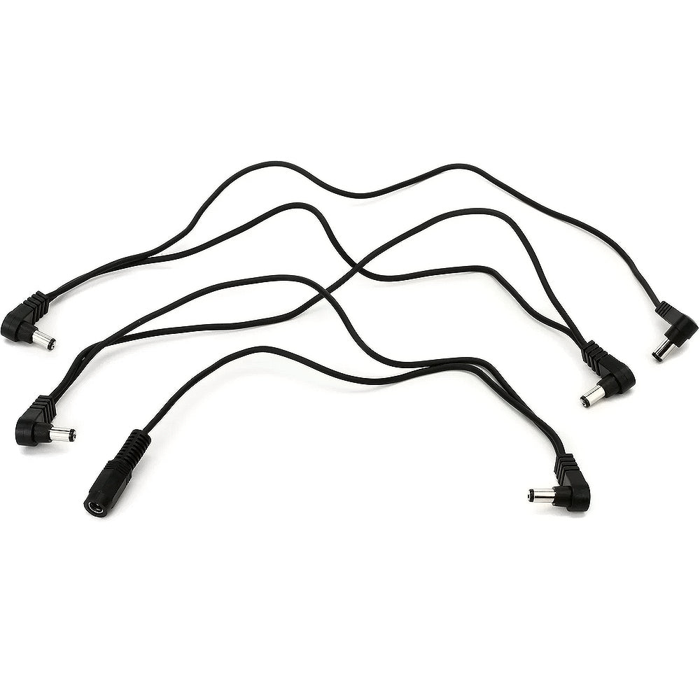 Truetone 1 Spot Pedalboard Multi-Plug Daisy Chain with 8 & 5 Multiple Plugs Cable for Guitars, Effects, Compact, Multiple Effects and Portable Pedalboards | MC5 | MC8
