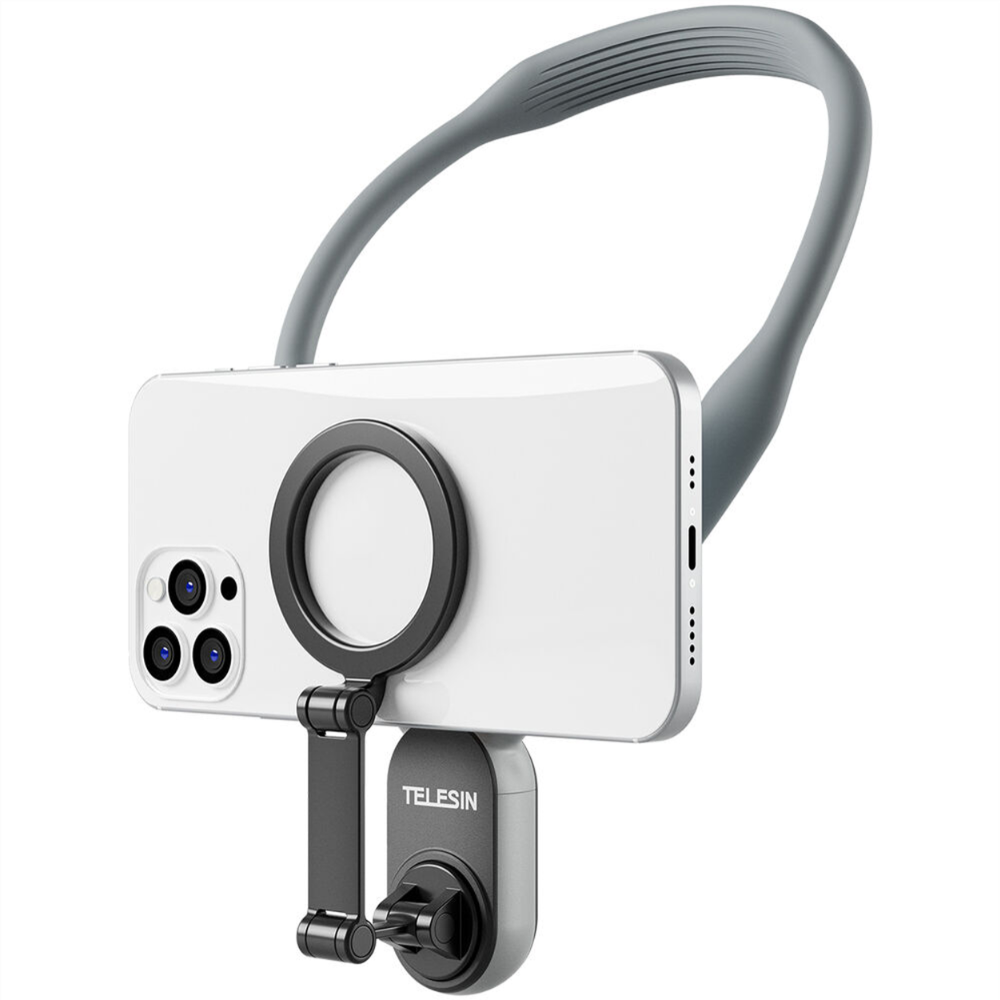 TELESIN MagSafe Neck Holder MAX / REGULAR Version Hands Free POV Mount Bracket for Magnetic Smartphones