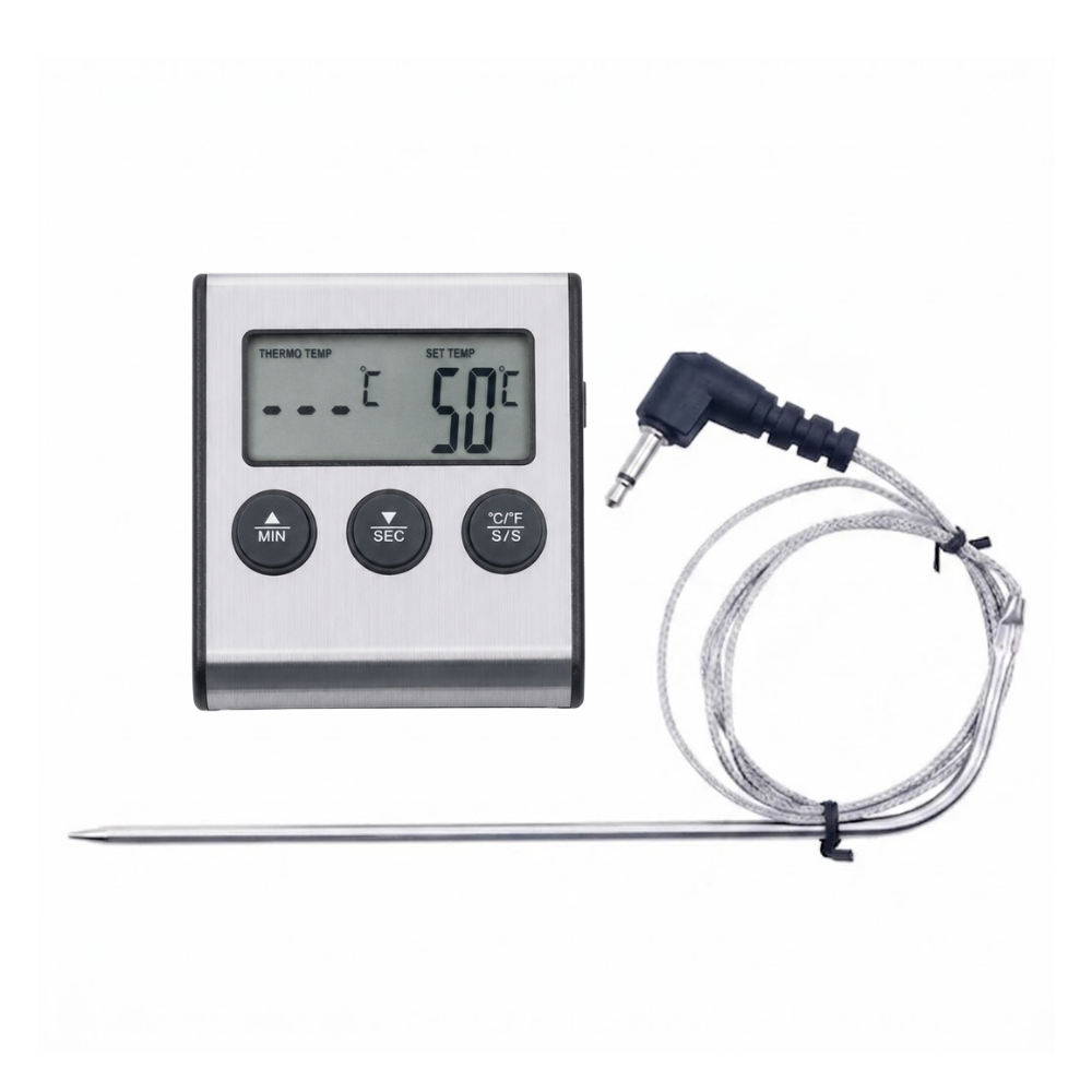 Eagletech Oven Probe Chicken/Steak Meat BBQ Grill Fry Thermometer Kitchen Food Cooking with Alarm