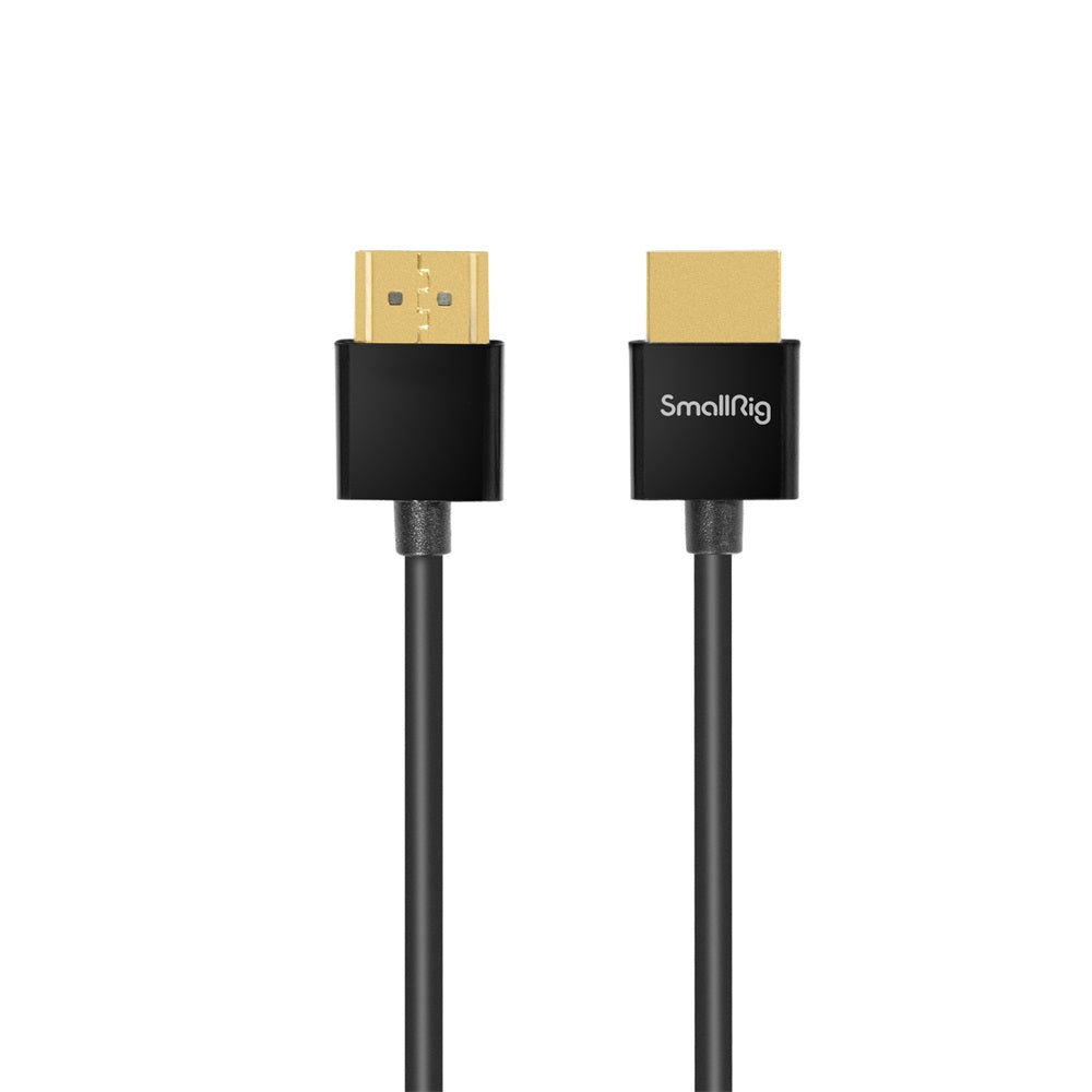 SmallRig 35cm 55cm Ultra-Slim Design Gold Plated HDMI Cable Male to Male with 4K UHD 60Hz Resolution Support and PVC Jacket for Camera Accessories | 2956 2957B