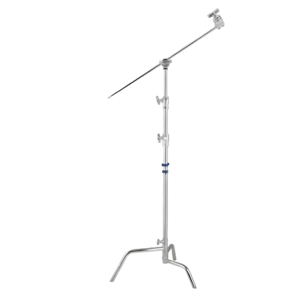 Dearkol DC-2 Unique Collar 3220mm Heavy Duty C-Stand with Sliding Adjustable Leg, 10kg Load Capacity