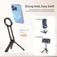 Ulanzi MA30 Foldable Portable Dual MagSafe Smartphone Tripod with Carabiner Mounted Hook for iPhone 12 - 15 / 16 Pro Max - Live Streaming, Online Meeting, Vlogging and Action Photography | M056, M060, M076, M077