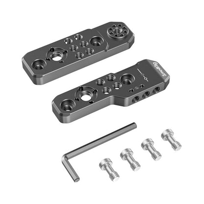 SmallRig 2pcs Aluminum Cheese-Style Top Plate with ARRI-Style Anti-Twist Design, 1/4"-20 & 3/8"-16 Threads and LCD Adapter Slot for Sony FX6 Cinema Camera 3186