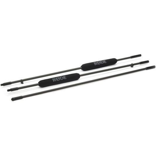 RODE 3-Section Micro Boompole Pro Carbon Fiber with Max 7.2ft Extended Length, Modular and optimized for VideoMicro Microphone, NEWS and Audio Recording