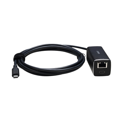 OBSBOT USB Type-C to Ethernet Network Adapter & Power Supply with 10/100Mbps Transfer Speed Rate for Tail Air PTZ Streaming Web Camera