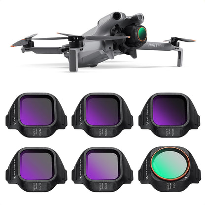 K&F Concept Nano-X Series CPL / UV / ND Lens Filter Kit for DJI Mini 5 PRO Action Camera Drone