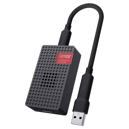 Lexar RW540 Professional microSDXC Express Card Reader, USB 3.2 Gen 2, 900MB/s Read Speed, Built-In Fan