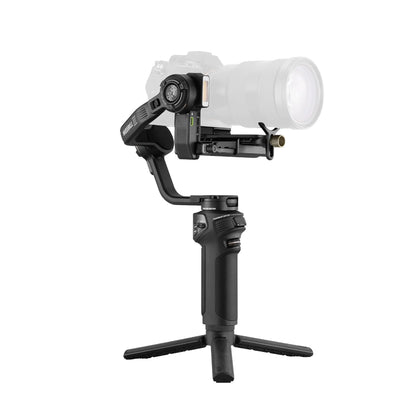 [CLEARANCE] Zhiyun Weebill 3S Camera 3-Axis Handheld Gimbal Stabilizer with Tripod, Built-In Bi-Color LED Fill Light, 11.5 Hours Battery Life, Bluetooth Shutter Control, Quick-Release Module Mount for Landscape & Portrait Shots