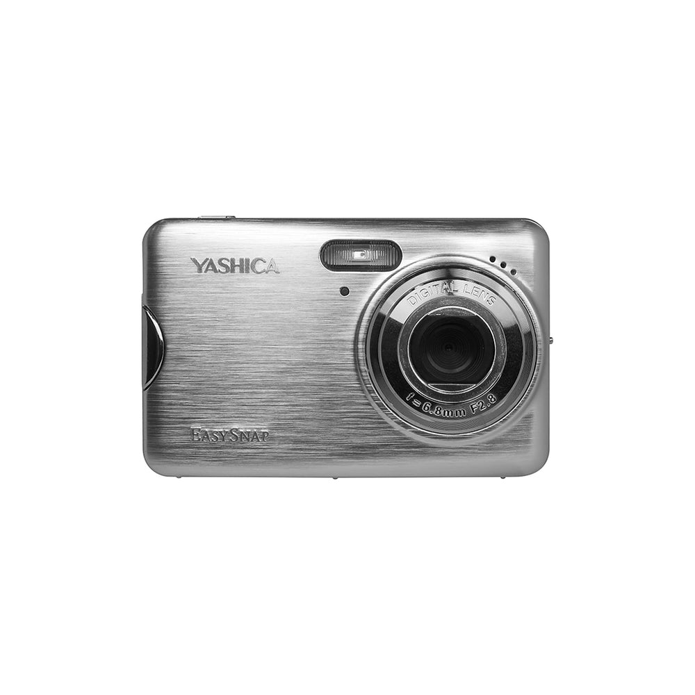 Yashica EasySnap 30MP 1080P Digital Camera with 8x Digital Zoom, JPG / AVI Photo Video Format, USB Type-C Interface, 550mAh Battery, 2.4" Screen Display and Micro SD Card Slot for Point & Shoot Photography | Silver, Black