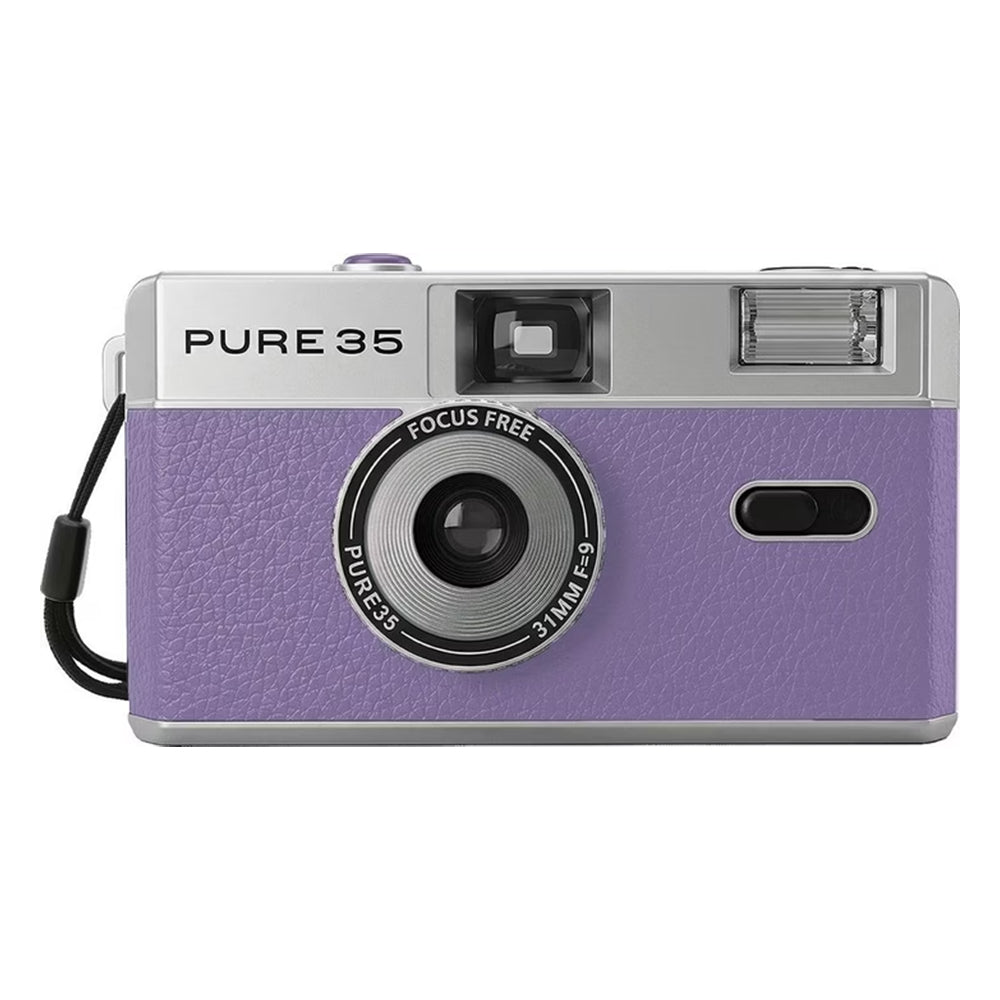 KODAK PURE35 Reloadable 35mm Point & Shoot Film Camera with Built-In Flash, Focus-Free Lens & Manual Film Winder