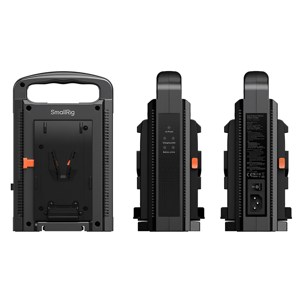 SmallRig Dual Channel V-Mount Battery Charger with LED Indicator Light | 4450