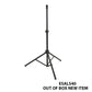 Samson LS40 Lightweight Speaker Stand with Adjustable Height, Locking latch and 1.38" / 35mm Pole Adapter for Recordings and Concerts